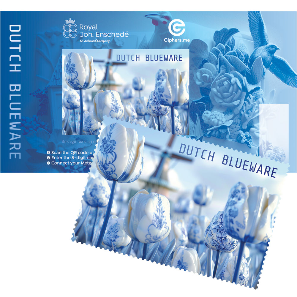 Blueware Tulips