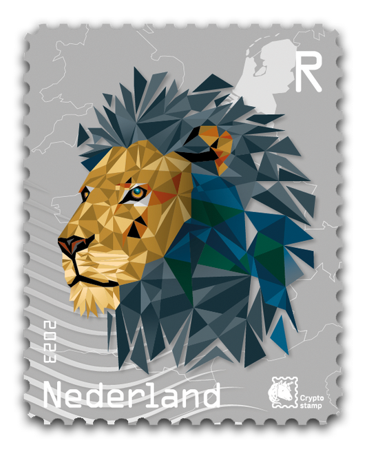 NL crypto stamp 2 - lion