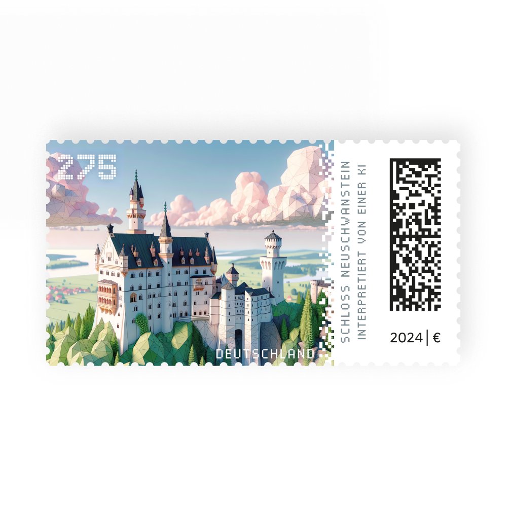 Schloss Neuswanstein Stamp