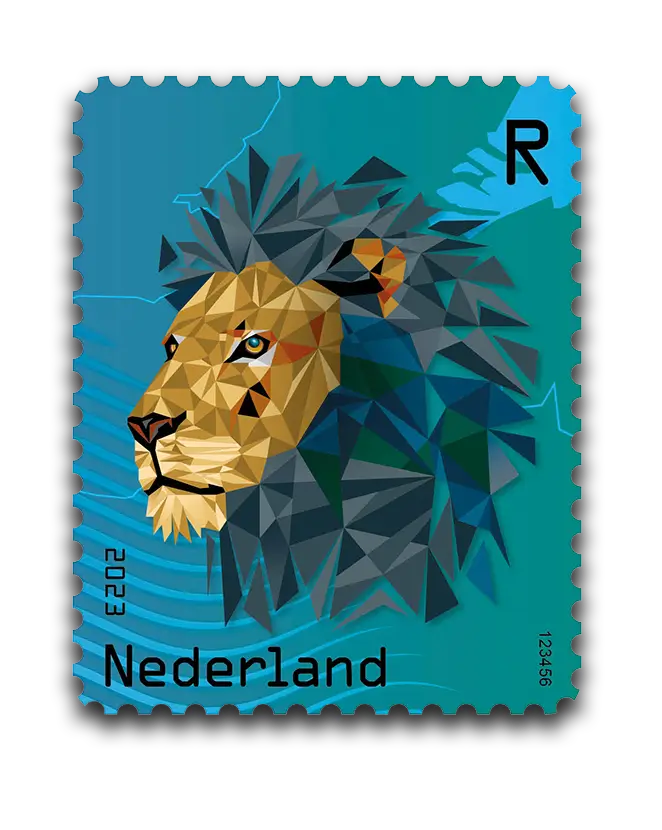 NL crypto stamp 2 - lion