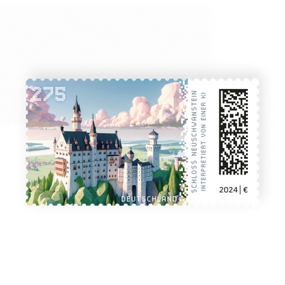 Schloss Neuswanstein Stamp