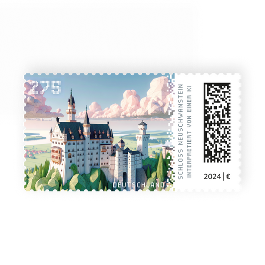 Schloss Neuswanstein Stamp