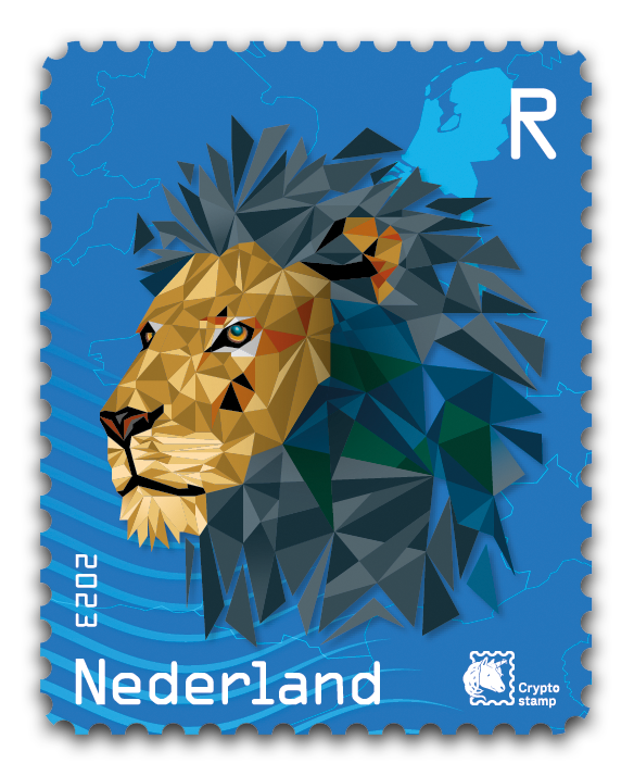 NL crypto stamp 2 - lion
