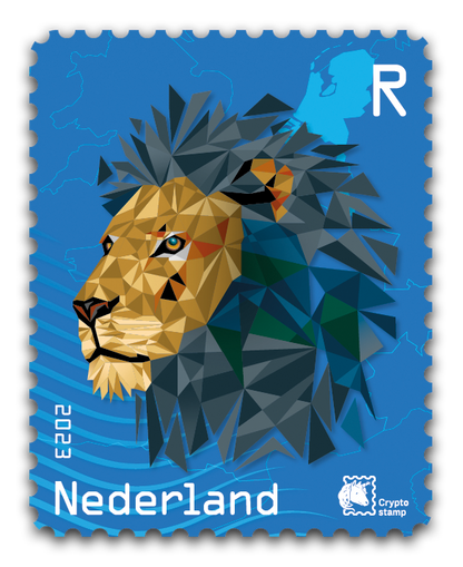 NL crypto stamp 2 - lion