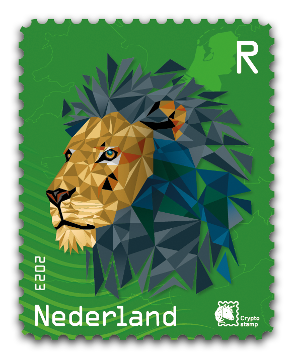 NL crypto stamp 2 - lion