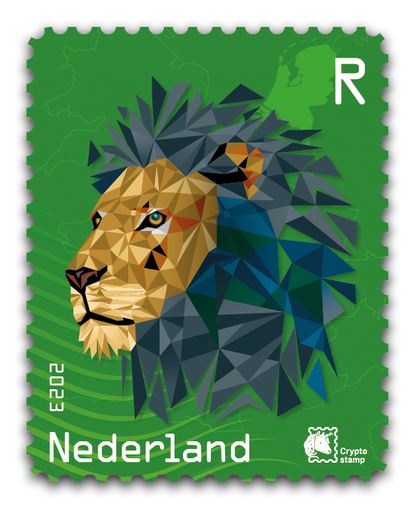 NL crypto stamp 2 - lion