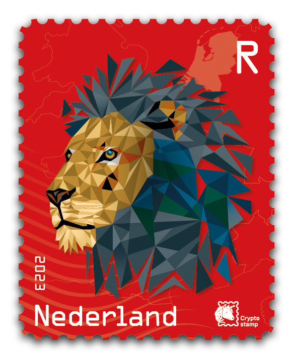 NL crypto stamp 2 - lion
