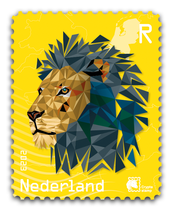 NL crypto stamp 2 - lion